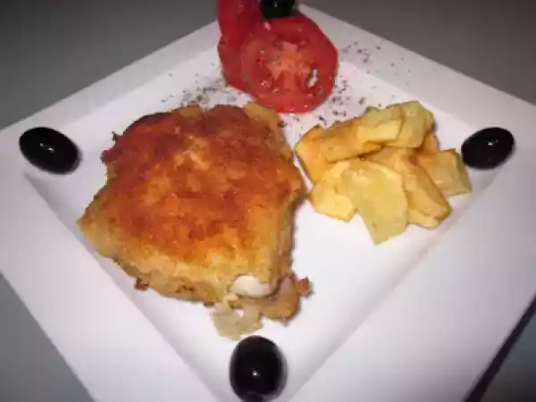 Receita Bifes de perú recheados e panados