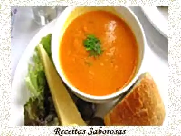 Receita Sopa de tomate