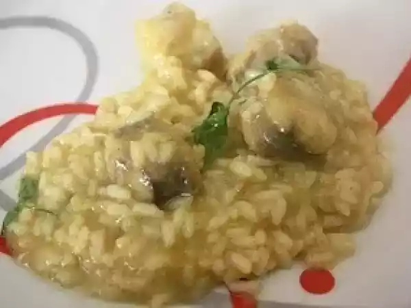 Receita Risotto de tamboril e camarão
