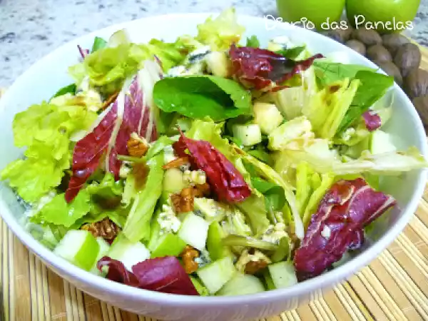 Receita Salada de maçã verde e gorgonzola