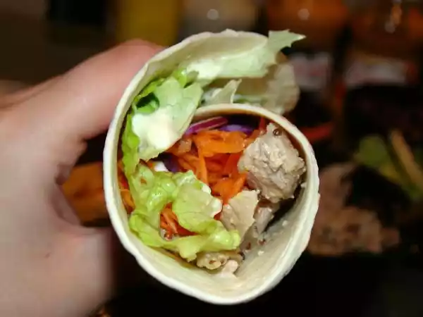 Receita Bifes com cogumelos e mostarda à antiga / tortilhas recheadas