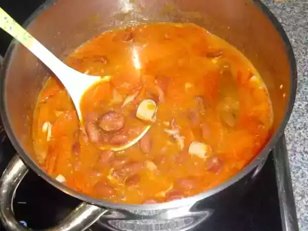 Receita Feijoada de lulas