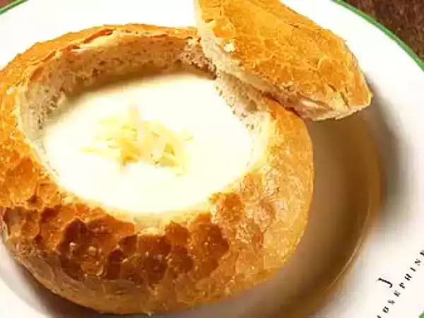 Receita Creme de queijo e sopa de cebola