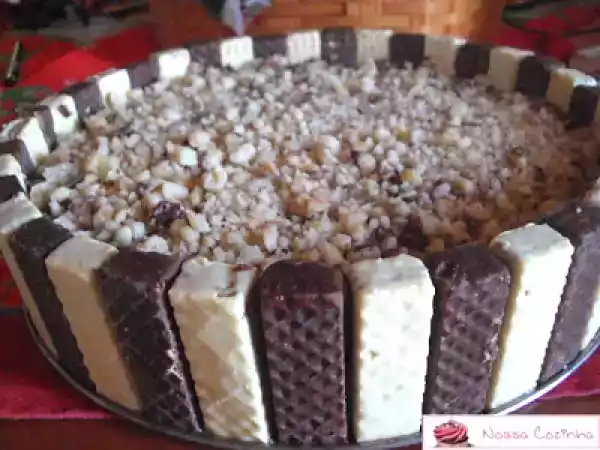 Receita Torta gelada de bis