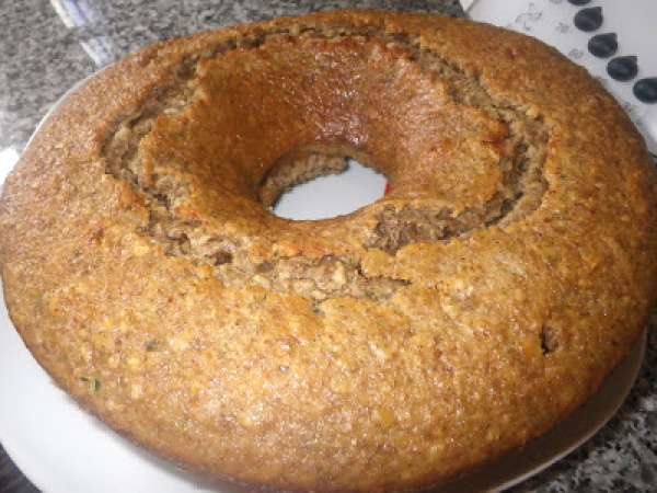 Receita Bolo de curgete e noz