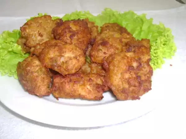 Receita Bolinho de soja com batata
