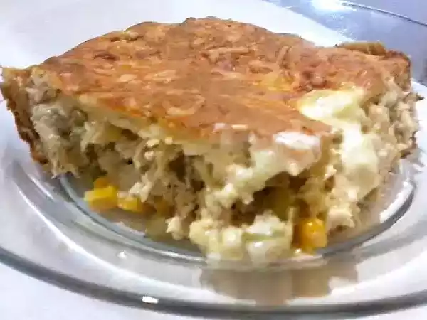 Receita Torta de frango de liquidificador