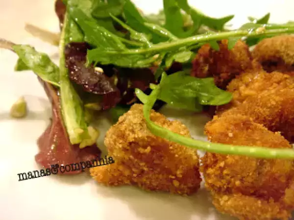 Receita Cogumelos panados (isa)