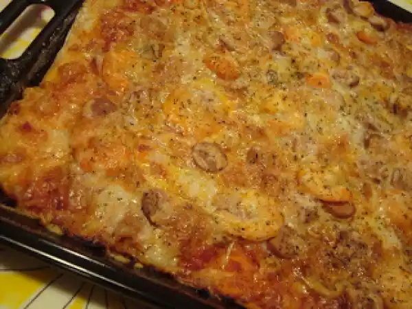 Receita Pizza caseira - a primeira!!