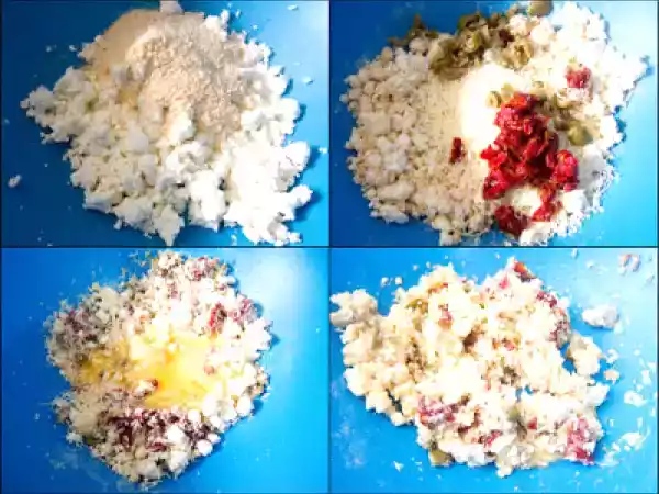 Receita Bolinhos salgados de ricota