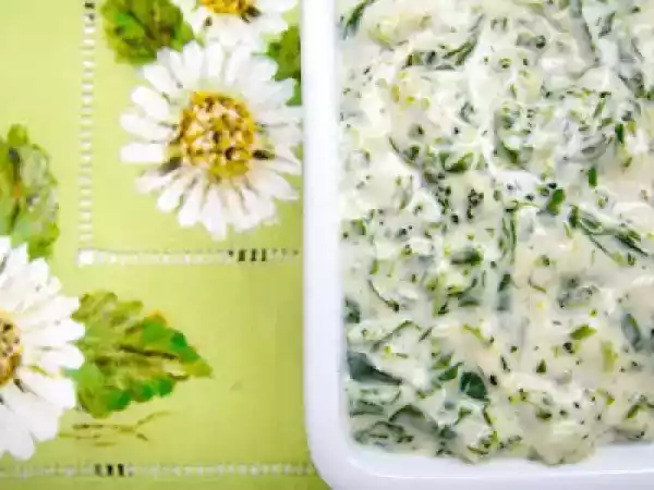 Receita Creme de espinafre e brócolis