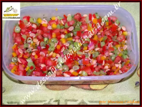 Receita Vinagrete de soja