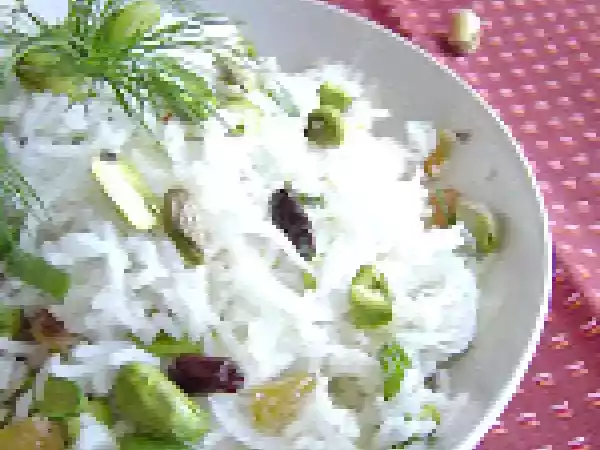 Receita Arroz com pistaches e limão (vegana)