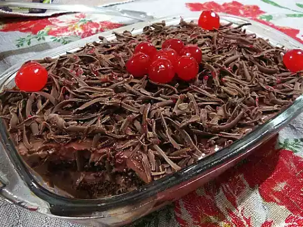 Receita Pavê de bolo simples