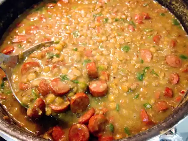 Receita Lentilhada ou lentilha da fortuna