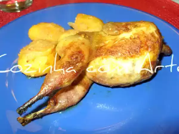 Receita Codornizes assadas no forno