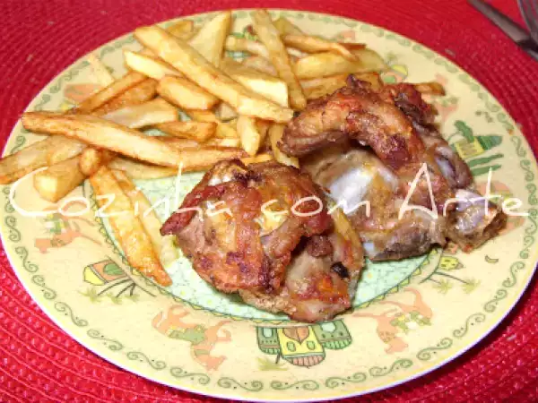 Receita Teclado no forno