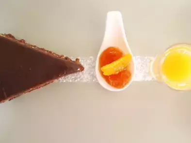 Receita Japonaise - merengue de amêndoa com ganache de chocolate