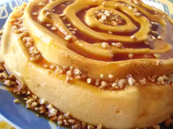 Receita Pudim mandarim com ovos e cuajada