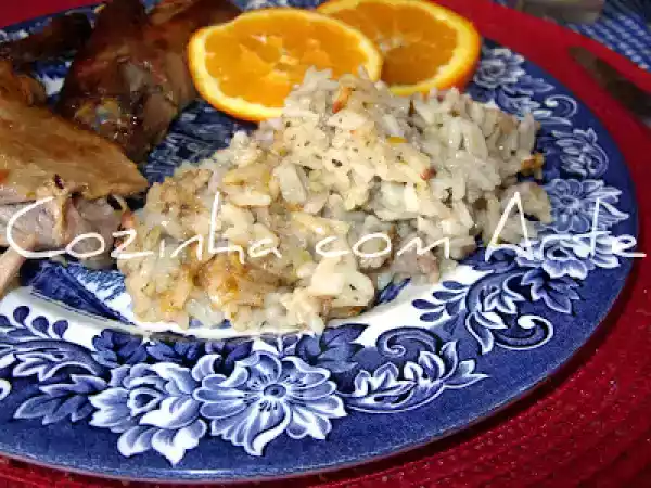Receita Arroz de miúdos