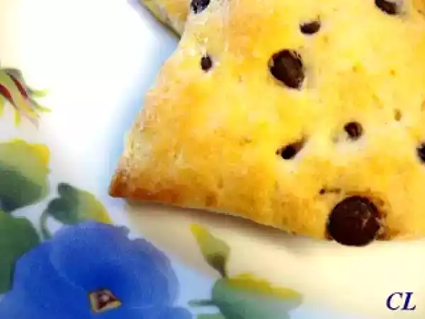 Receita Scones de laranja e chocolate