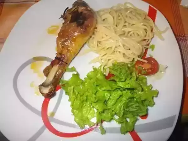 Receita Frango assado com limão