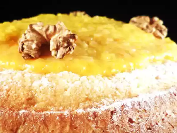 Receita Bolo de prata com creme de ovos