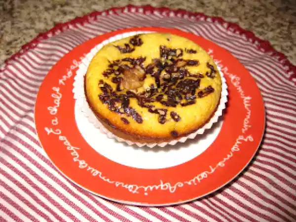 Receita Queijadas de requeijão e pepitas de chocolate