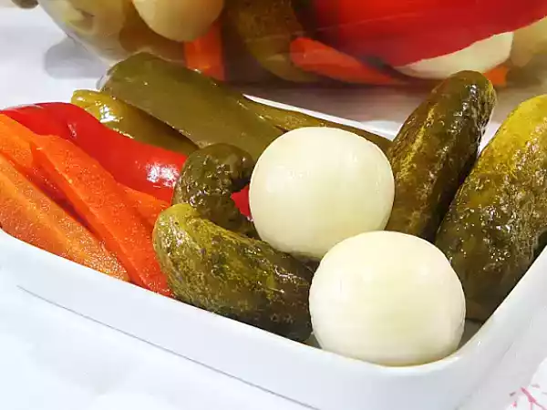 Receita Legumes em conserva