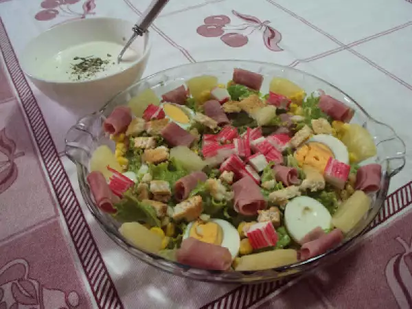 Receita Salada quatro estações