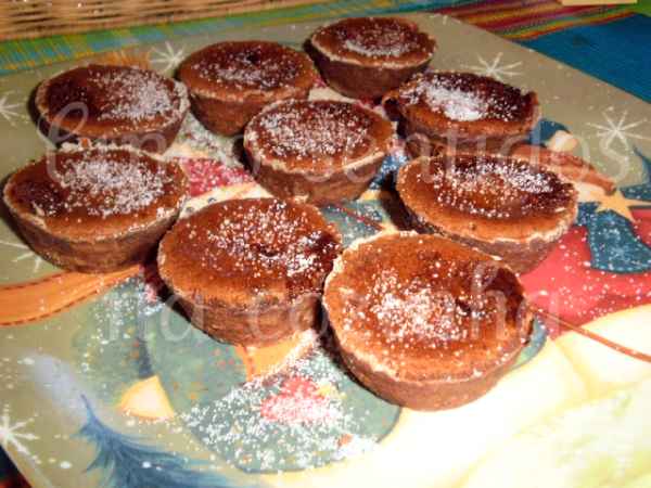 Receita Fondant de chocolate com aroma de flor de laranjeira