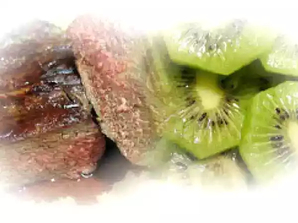 Receita Filé com molho de kiwi