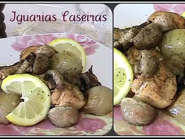 Receita Frango com cerveja no forno