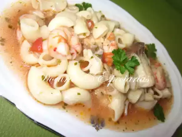 Receita Massada de tintureira e camarão