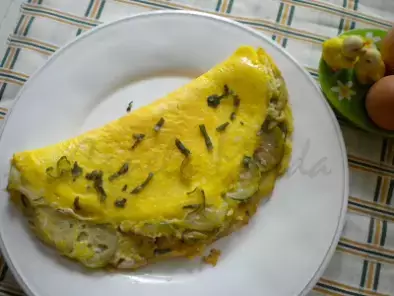Receita Omeleta de courgette