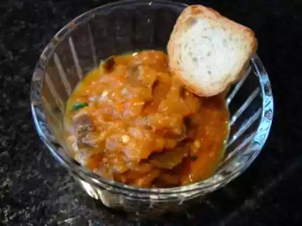 Receita Salada de beringela marroquina