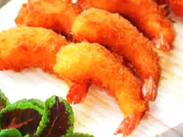 Receita Camarões empanados