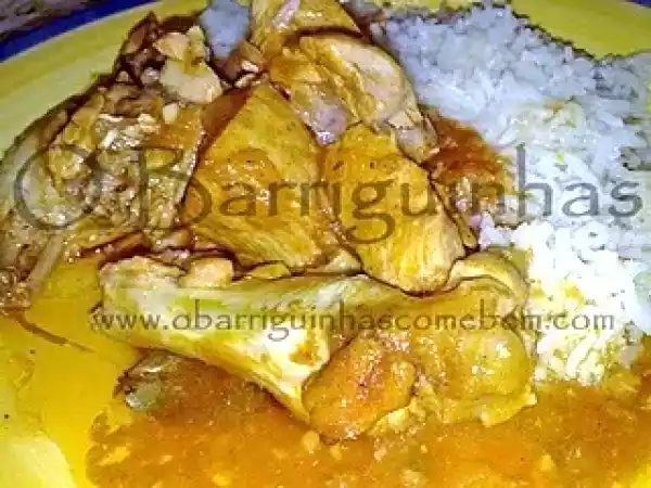 Receita Frango estufado com vinho do porto