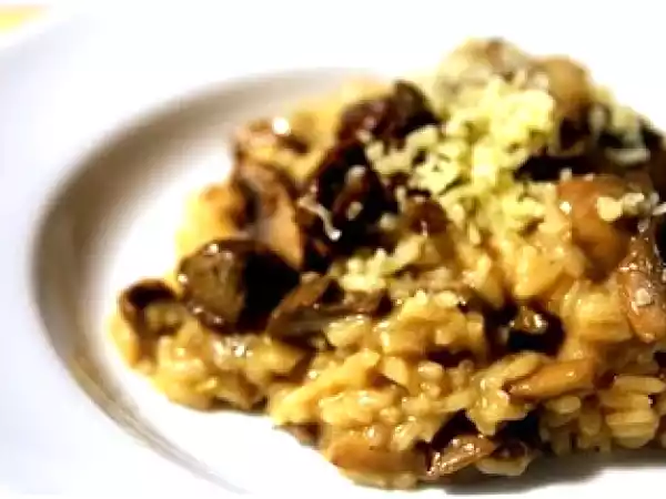 Receita Risotto com cogumelos e queijo (receita da semana)