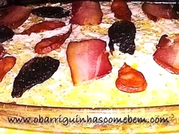 Receita Arroz de pato à barriguinhas