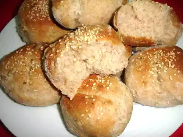 Receita Pãezinhos integrais