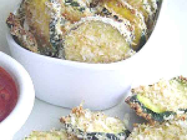 Receita Chips de abobrinha ao forno (vegana)