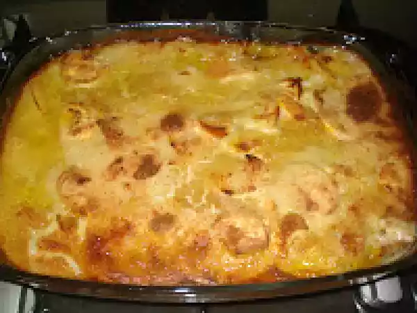 Receita Peixe em camadas...