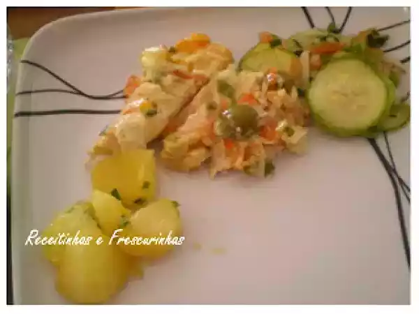 Receita Peixe assado no forno e com cobertura