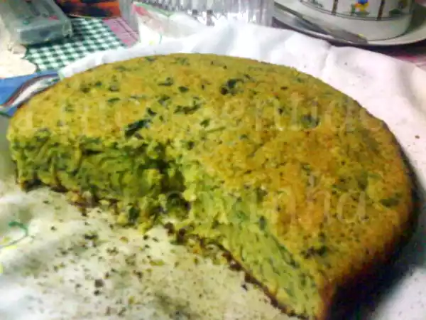Receita Bolo de agrião