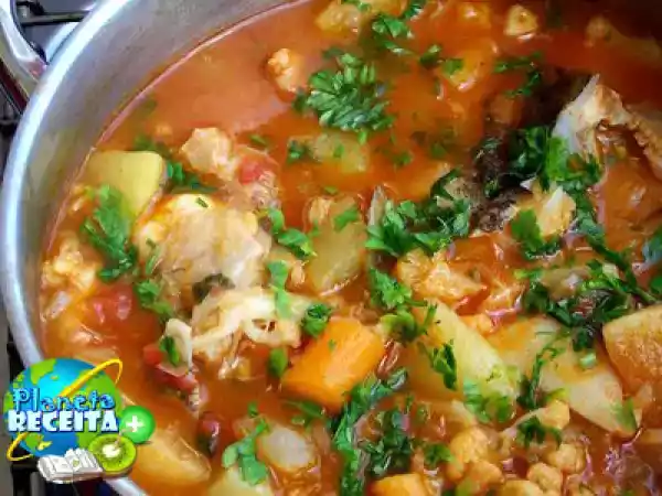 Receita Calderada de frango