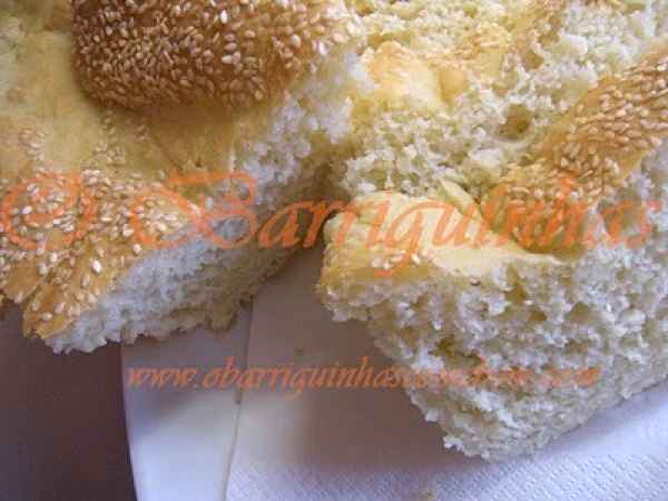 Receita Pão de batata e sementes de sésamo