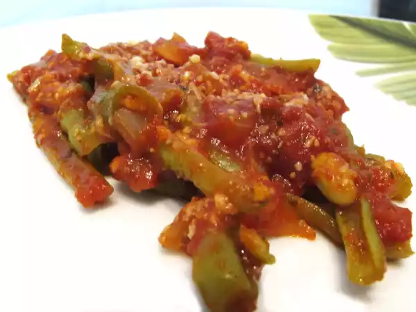 Receita Vagem ao molho de tomate