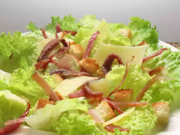 Receita Salada césar