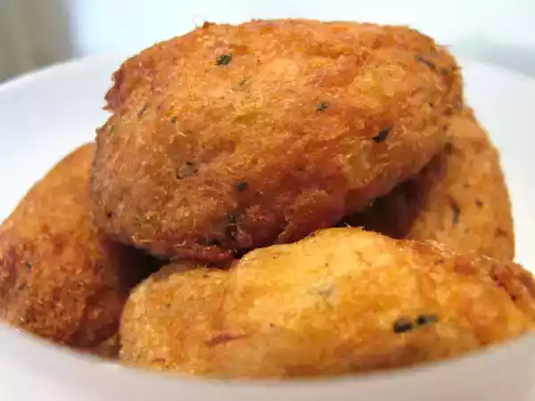Receita Bolinho de bacalhau